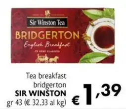 Eurospesa Tea breakfast bridgerton Sir Winston offerta