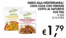 Maxi Coal Ohi Vita Farro alla Mediterranea / Cous Cous con Verdure offerta