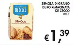 Maxi Coal Semola di grano duro rimacinata De Cecco offerta
