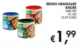 Maxi Coal Brodo granulare Knorr vari tipi offerta