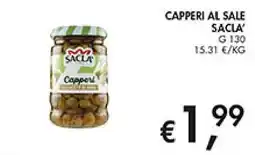 Maxi Coal Capperi al sale Sacla' offerta