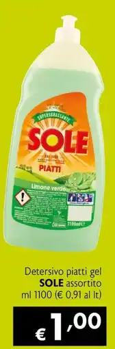 Maxi Family Detersivo piatti gel SOLE offerta
