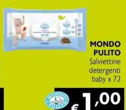 Maxi Family Salviettine detergenti baby Mondo Pulito offerta