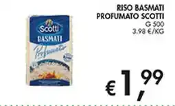Maxi Coal Riso basmati profumato Scotti offerta