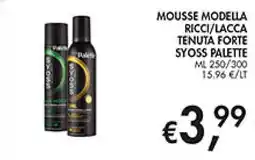 Maxi Coal Mousse Modella Ricci/Lacca Tenuta Forte Syoss Palette offerta