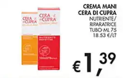 Maxi Coal Crema mani Cera di Cupra offerta