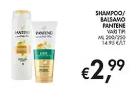 Maxi Coal Shampoo/balsamo pantene vari tipi offerta