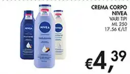 Maxi Coal Crema corpo Nivea offerta