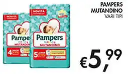 Maxi Coal Pampers mutandino offerta