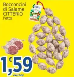 Market Ingross Bocconcini di Salame Citterio offerta