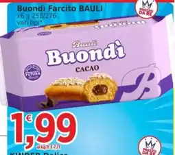Market Ingross Buondì Farcito BAULI CACAO offerta