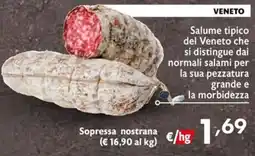 Eurospesa Sopressa nostrana offerta