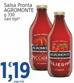 Market Ingross Salsa Pronta Agromonte offerta