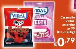 Eurospesa Caramelle Vidal assortite offerta