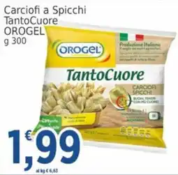 Market Ingross Carciofi a Spicchi TantoCuore OROGEL offerta