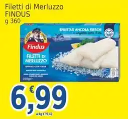 Market Ingross Filetti di Merluzzo Findus offerta