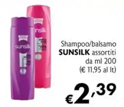 Eurospesa Shampoo/balsamo Sunsilk offerta