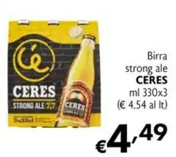 Eurospesa Birra strong ale CERES offerta