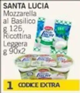 Market Ingross Mozzarella al Basilico Ricottina Leggera offerta