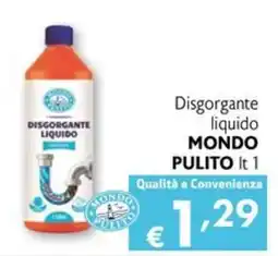 Eurospesa Disgorgante liquido Mondo Pulito offerta