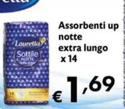 Eurospesa Assorbenti up notte extra lungo offerta