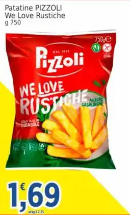 Market Ingross Patatine PIZZOLI We Love Rustiche offerta