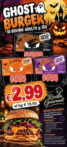 Maxi Coal Ghost Burger offerta
