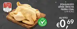 Maxi Coal Pollo busto lenta crescita filiera coal offerta
