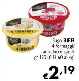 Maxi Family Sugo BIFFI 4 formaggi offerta