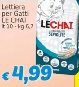 Market Ingross Lettiera per Gatti Le Chat offerta