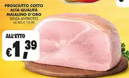 Maxi Coal Prosciutto cotto Maialino d'Oro offerta