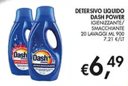 Maxi Coal Detersivo liquido Dash Power offerta