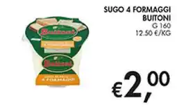 Maxi Coal Sugo 4 formaggi Buitoni offerta