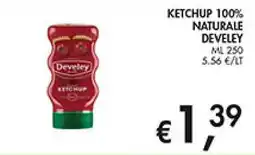 Maxi Coal Ketchup 100% naturale Develey offerta