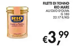 Maxi Coal Filetti di Tonno Rio Mare offerta