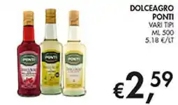 Maxi Coal Dolceagro Ponti vari tipi offerta