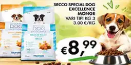 Maxi Coal Secco special dog excellence monge offerta