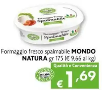 Formaggio fresco spalmabile MONDO NATURA