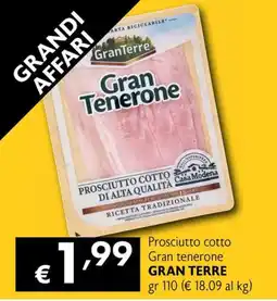 Eurospesa Prosciutto cotto Gran tenerone Gran Terre offerta