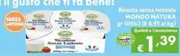 Eurospesa Ricottine Senza Lattosio Mondo Natura offerta