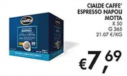Maxi Coal Cialde caffè espresso Napoli Motta offerta