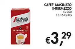 Maxi Coal Segafredo Caffè Macinato Intermezzo offerta