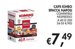 Maxi Coal Caps kimbo spaccanapoli offerta