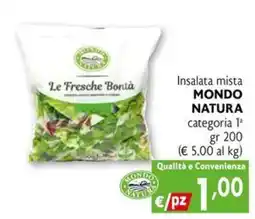Eurospesa Insalata mista MONDO NATURA offerta