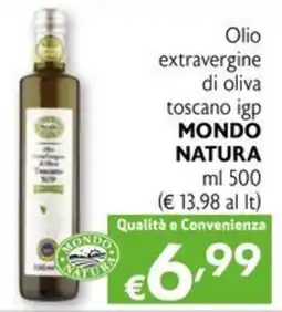 Eurospesa Olio extravergine di oliva toscano igp Mondo Natura offerta