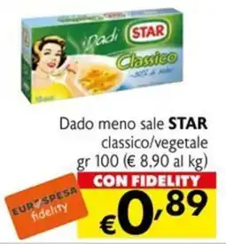 Eurospesa Dado meno sale STAR classico offerta