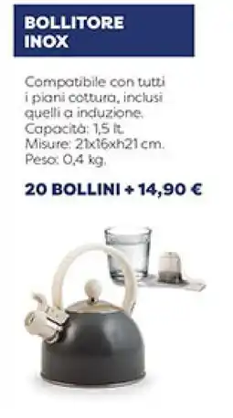 Maxi Coal Bollitore inox offerta