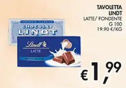 Maxi Coal Tavoletta Lindt Latte offerta