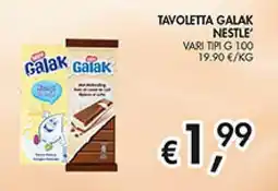 Maxi Coal Tavoletta Galak Nestlé offerta