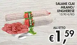 Maxi Coal Salame Clai Milano/Ungherese offerta